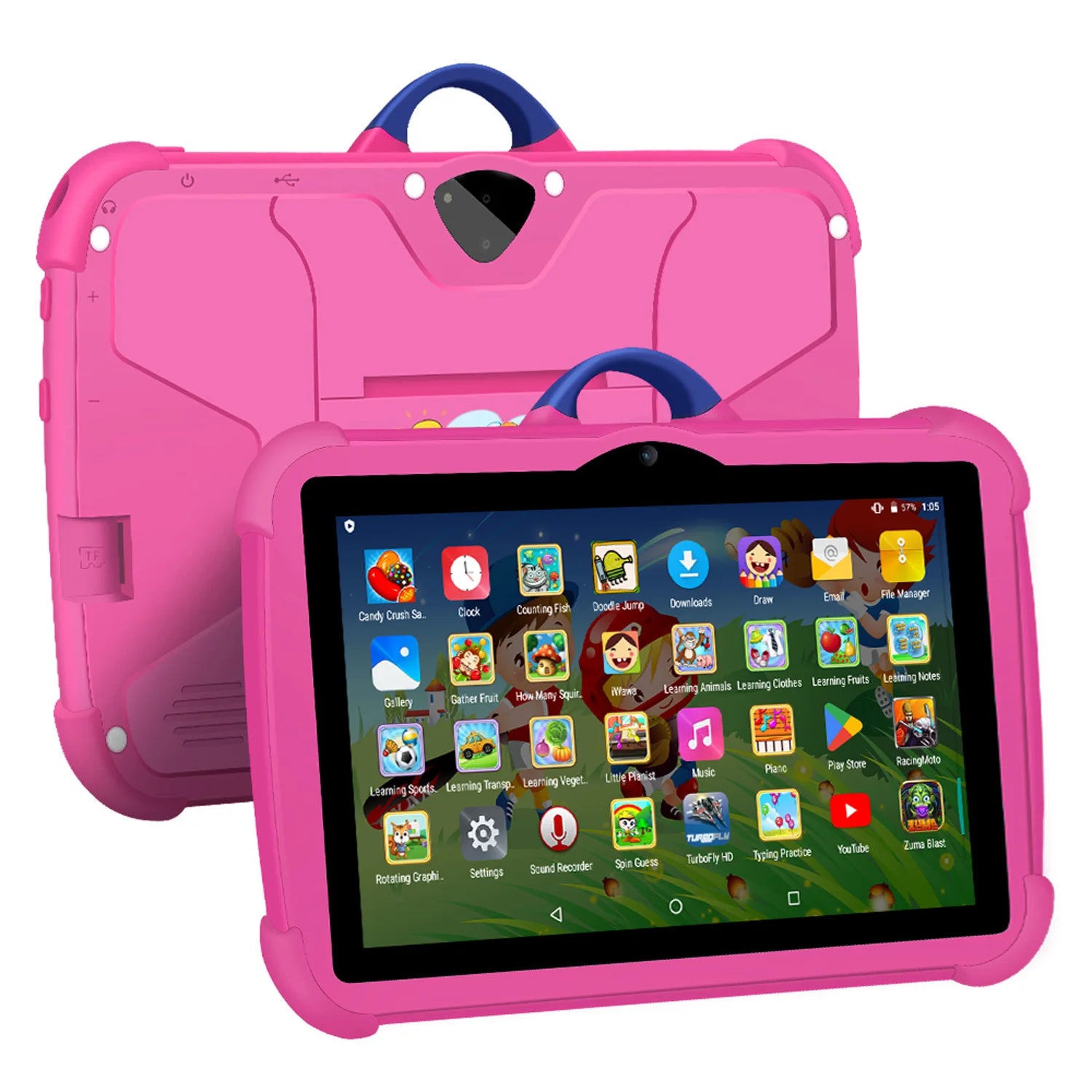 Tablette Enfant 7" Android Éducative 4Go+64Go