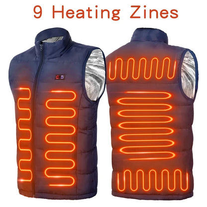 Gilet Chauffant Électrique