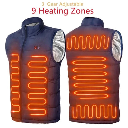 Gilet Chauffant Électrique