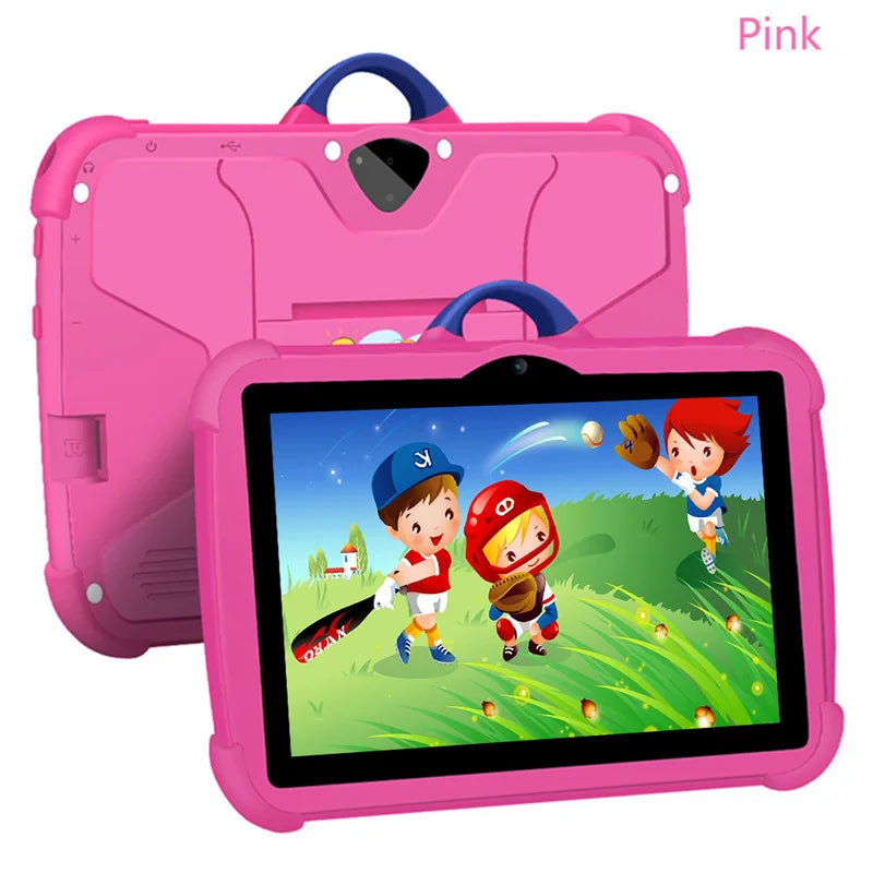 Rose Couleur Tablette Enfant 7" Android Éducative 4Go+64Go