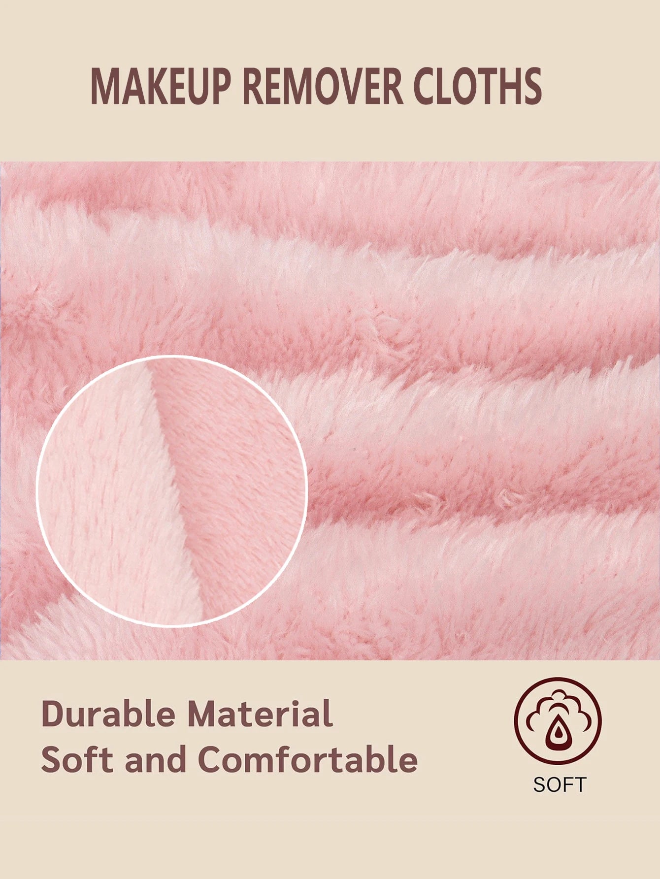 Lingettes Démaquillantes Réutilisables Microfibres Visage
