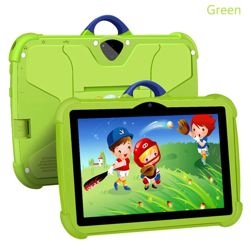 Vert Couleur Tablette Enfant 7" Android Éducative 4Go+64Go