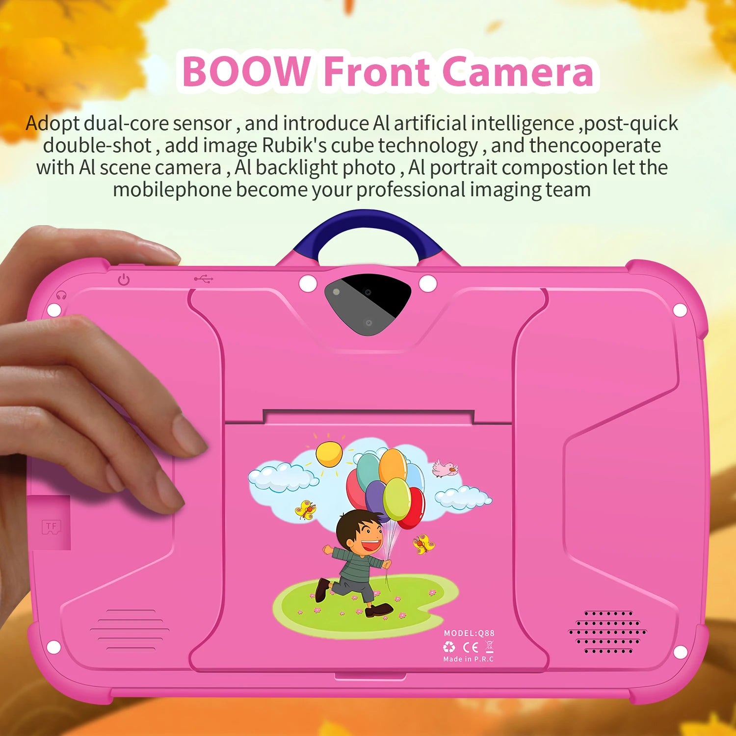 Tablette Enfant 7" Android Éducative 4Go+64Go