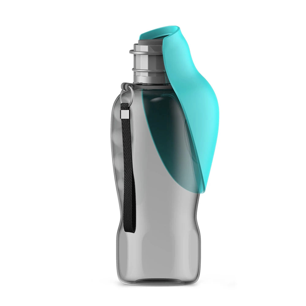 vert Couleur Gourde Portable Pour Chien 800 ml Avec Gamelle Intégrée