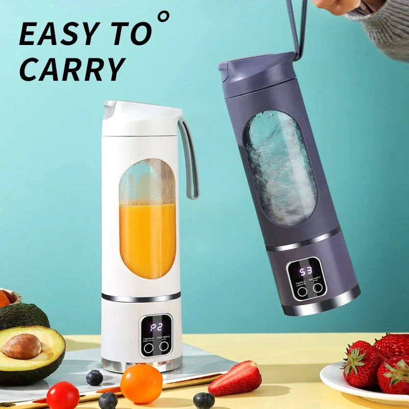 Blender Mixeur Portable 450 ml USB Rechargeable 10 Lames
