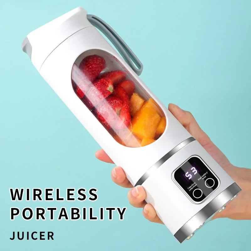Blender Mixeur Portable 450 ml USB Rechargeable 10 Lames