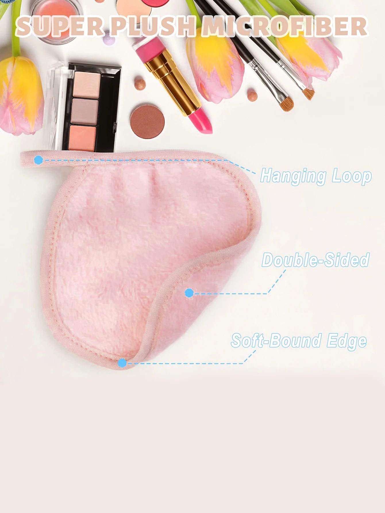 Lingettes Démaquillantes Réutilisables Microfibres Visage