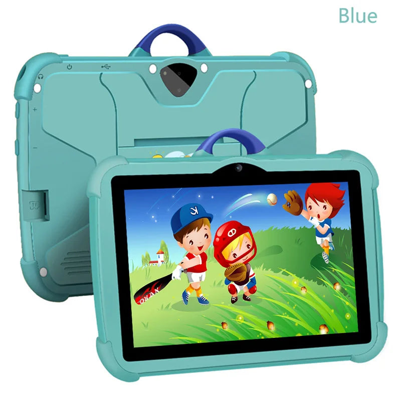 Bleu Couleur Tablette Enfant 7" Android Éducative 4Go+64Go
