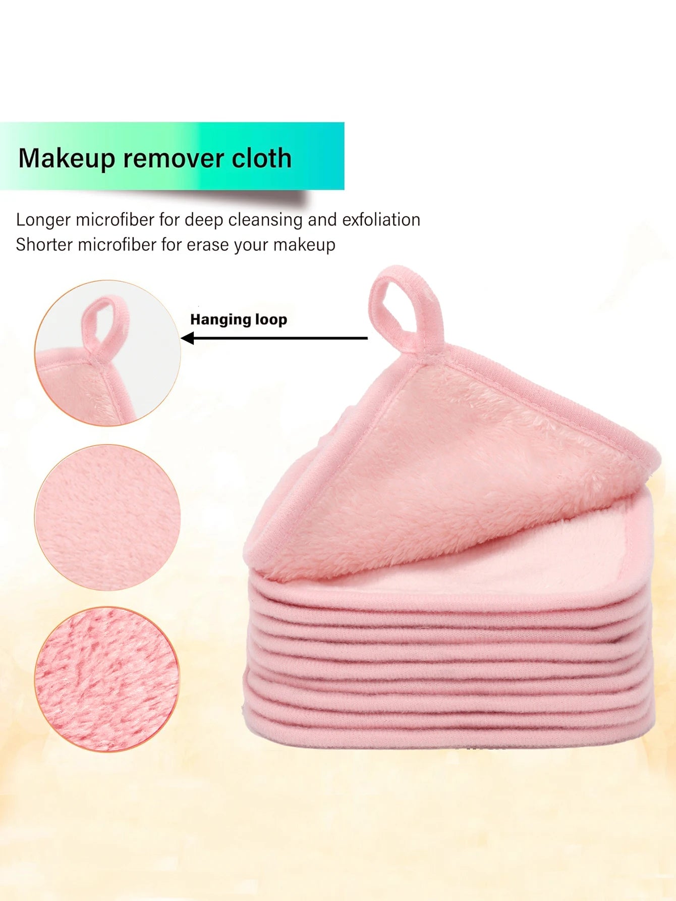 Lingettes Démaquillantes Réutilisables Microfibres Visage
